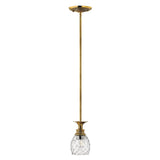 Plantation Extra Small Pendant - Burnished Brass - by Hinkley