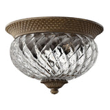 Plantation Small Flush Mount - Pearl Bronze - by Hinkley