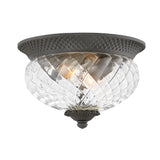 Plantation Small Flush Mount - Museum Black - by Hinkley