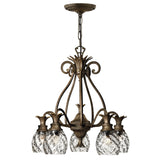 Plantation Small Single Tier Chandelier - Pearl Bronze - by Hinkley