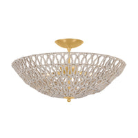 Pleasant Plains Semi Flush by Hudson Valley