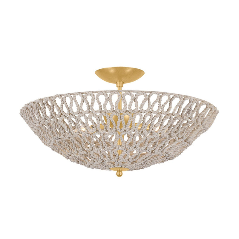 Pleasant Plains Semi Flush by Hudson Valley
