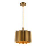 Plisse Drum Pendant — Pendant