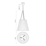Plisse Pendant — Pendant