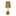 Plisse Wall Sconce — Aged Gold