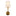 Plisse White Shade Wall Sconce — Aged Gold