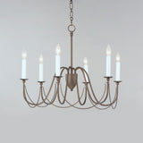 Plumette Chandelier Chestnut Bronze by Maxim Lighting