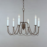 Plumette Chandelier Chestnut Bronze by Maxim Lighting