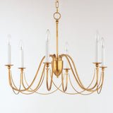 Plumette Chandelier Gold Leaf by Maxim Lighting