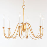Plumette Chandelier Gold Leaf by Maxim Lighting