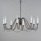 Plumette Chandelier Chestnut Bronze by Maxim Lighting