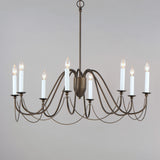 Plumette Chandelier Chestnut Bronze by Maxim Lighting