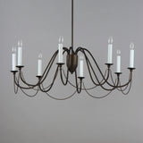Plumette Chandelier Chestnut Bronze by Maxim Lighting