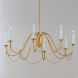 Plumette Chandelier Gold Leaf by Maxim Lighting