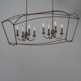 Plumette Linear Suspension Chestnut Bronze by Maxim Lighting