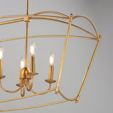 Plumette Linear Suspension Gold Leaf by Maxim Lighting