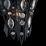 Poetta Wall Sconce Black By Schonbek Forever Detailed View 2
