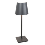 Poldina Pro L Desk Lamp Dark Grey By Zafferano