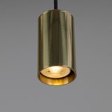 Polished Brass Evanston Brass Pendant Spotlight by Mullan Lighting Zoomed View