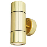 Polished Brass Lana Up-Down Brass Wall Light by Mullan Lighting