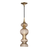 Pomfret Pendant - Bronze Glass by Hudson Valley