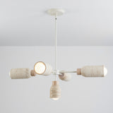 Pompeii Chandelier Travertine / Oyster by Maxim Lighting