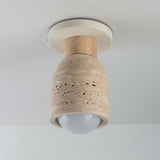 Pompeii Flush Mount Travertine / Oyster by Maxim Lighting