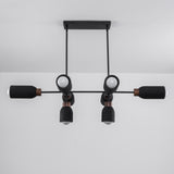 Pompeii Linear Suspension Lava / Black by Maxim Lighting