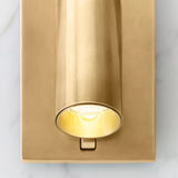 Ponte 5 Task Wall Sconce Natural Brass By Visual Comfort Modern - Detailed View2