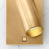 Ponte 5 Task Wall Sconce Natural Brass By Visual Comfort Modern - Detailed View3