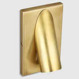 Ponte 5 Task Wall Sconce Natural Brass By Visual Comfort Modern - Side View2