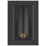 Ponte 5 Task Wall Sconce Nightshade Black By Visual Comfort Modern - Front View2
