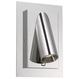 Ponte 5 Task Wall Sconce Polished Nickel By Visual Comfort Modern - Side View1