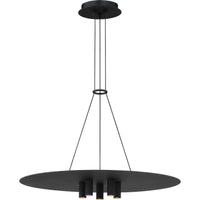 Ponte Pendant — Nightshade Black, 3000K 120V
