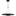 Ponte Pendant — Nightshade Black, 3000K 120V