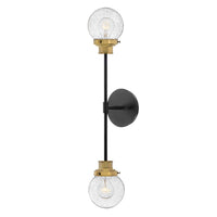 Poppy Large Two Light Sconce - Black - by Hinkley