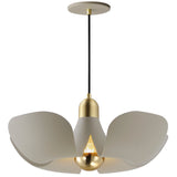 Poppy Pendant Light Medium-2 Silver Gold Satin Brass By Maxim Lighting