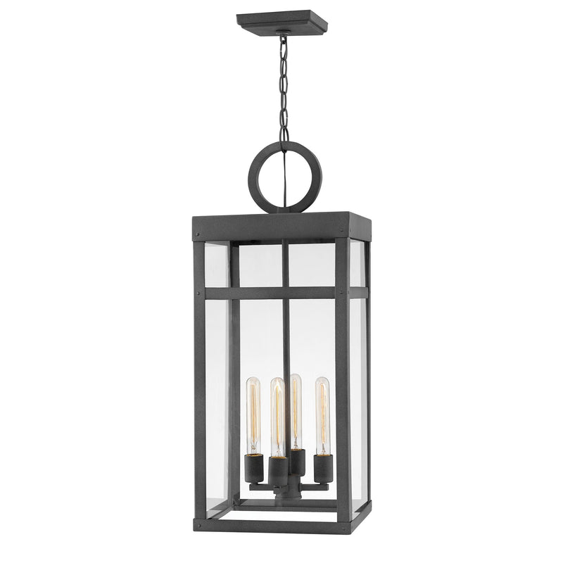 Porter Medium Single Tier - Aged Zinc - by Hinkley