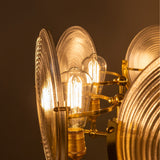Portland Prismatic Glass Dish Chandelier