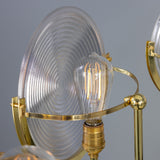 Portland Prismatic Glass Dish Chandelier