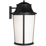 Portola Outdoor Lantern Extra Large Textured Black By Generation Lighting - Side View