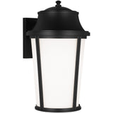 Portola Outdoor Lantern Large Textured Black By Generation Lighting 