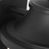 Portola Outdoor Lantern Medium Textured Black By Generation Lighting - Detailed View1
