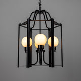 Portroe 4-Arm Lantern Matte Black