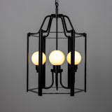 Portroe 4-Arm Lantern Matte Black