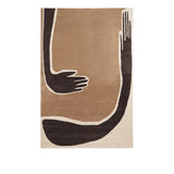 Pose Tufted Rug Dark Coffee/Offwhite - 200 x 300 cm