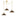 Pottersville Chandelier - Aged Brass with Ceramic Umber Crackle by Hudson Valley