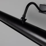 Powder-Coated Black Small Dublin Picture Light By Mullan Detail View