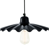Powder Coated Black Ardle Factory Pendant Light by Mullan Lighting