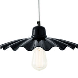 Powder Coated Black Ardle Factory Pendant Light by Mullan Lighting